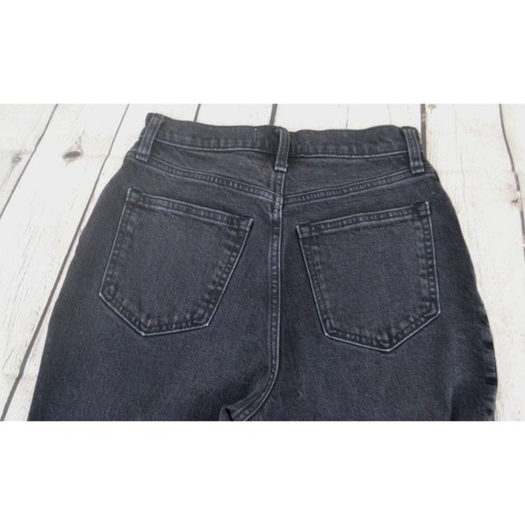 ABERCROMBIE & FITCH Women's Curve Love Ultra High Rise Jeans SIZE 25 Black - Picture 3 of 8